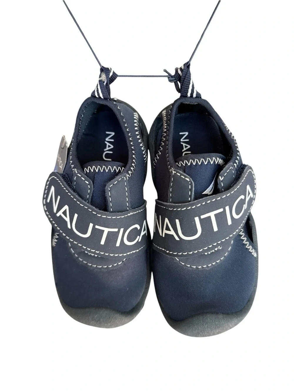 Nautica Kids Navy Blue Closed Toe Water Shoe with Hook-and-Loop Strap Size 5 NWT